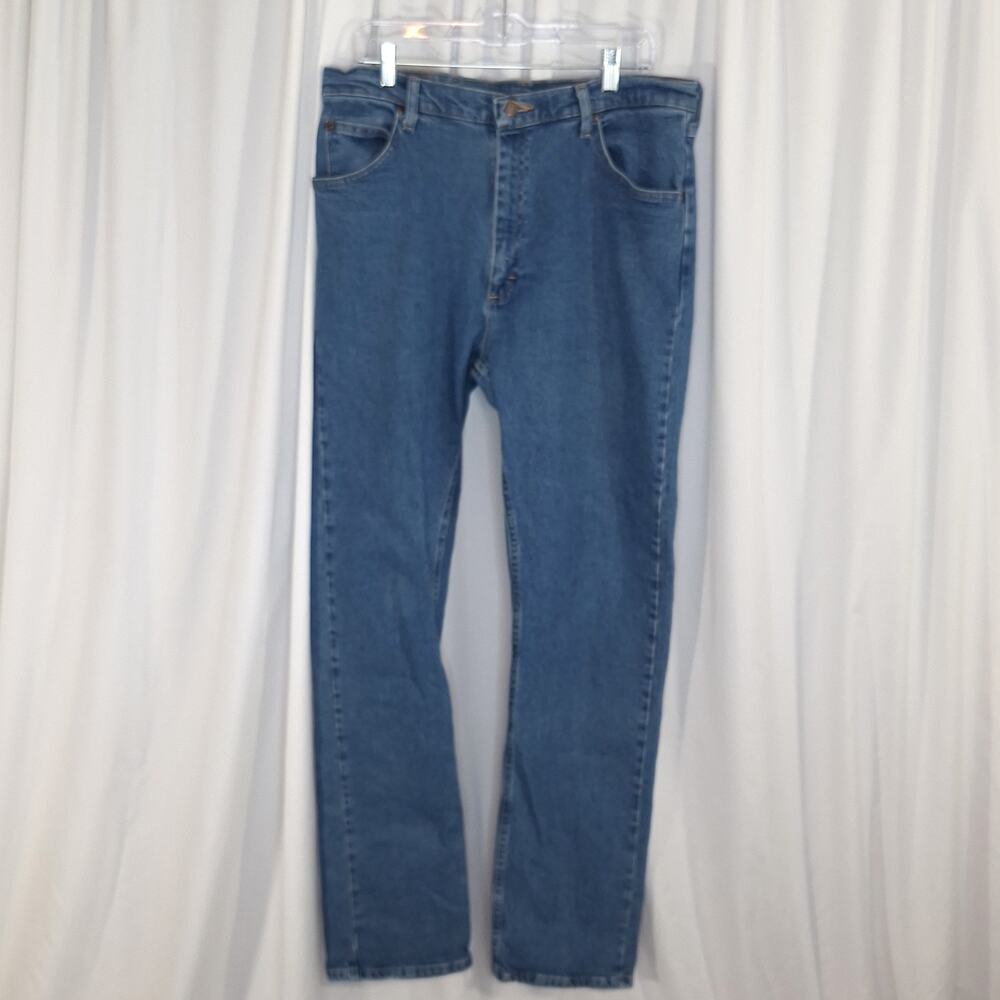 Wrangler Five Star Jeans 36x36 Regular Fit Straight Leg Flex Stretch Denim